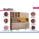 Ver imagem 6 de Cozinha Compacta Pleno 10 Portas 3GAVS Cinamon/Nude Demóbile