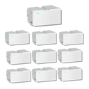 Ver imagem 1 de Kit C/ 10 Módulos Int Simples/paral C/led 10a/250v Weg Refinatto Branco