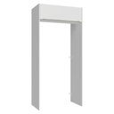 Ver imagem 1 de Porta-geladeira 103 Cm 1 Porta Basculante Branco Veludo Lux Madesa