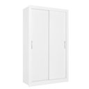 Ver imagem 2 de Guarda-Roupa Solteiro 2 Portas de Correr Dupla Face Reversível 120x55x200cm City Branco