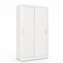 Ver imagem 2 de Guarda-Roupa Solteiro 2 Portas de Correr e 1 Gaveta 200 x 120cm City Yescasa Branco