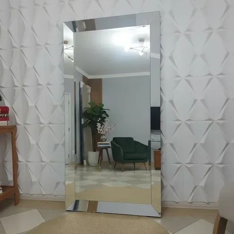 Espelho de Corpo Inteiro Chanfrado 90x190 Cm Cristal