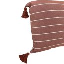 Ver imagem 4 de Kit 2 Capa de Almofada Pompom Decorativa 45x45cm Telha