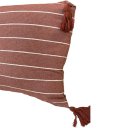 Ver imagem 5 de Kit 2 Capa de Almofada Pompom Decorativa 45x45cm Telha
