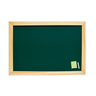 Lousa Quadro Escolar 35x45 Verde para Giz Moldura Madeira - 1