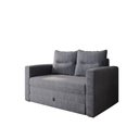 Ver imagem 1 de Sofá Cama 2 Lugares Casal 1,50 Mts Chenile Prince Luma Matri Cor:chenile Cinza Escuro