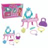 Penteadeira Infantil Princesa - Brinquedo Rosa com Espelho e Acessórios para Meninas - 2