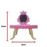 Penteadeira Infantil Princesa - Brinquedo Rosa com Espelho e Acessórios para Meninas - 5