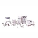 Ver imagem 4 de Kit Casinha escala Barbie garagem Milla LAZULI com moveis LB