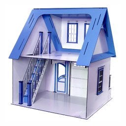 Kit Casinha escala Barbie garagem Milla LAZULI com moveis LB - 6