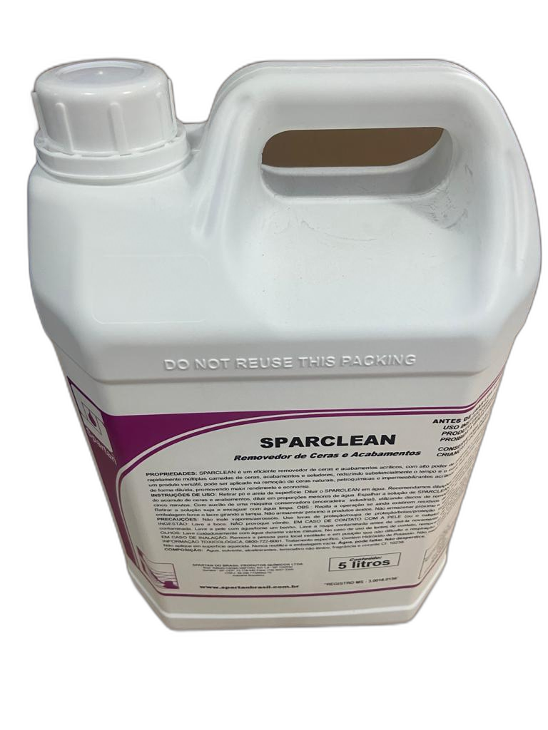 Removedor de Ceras e Seladores Sparclean 5 Litros Spartan - 3