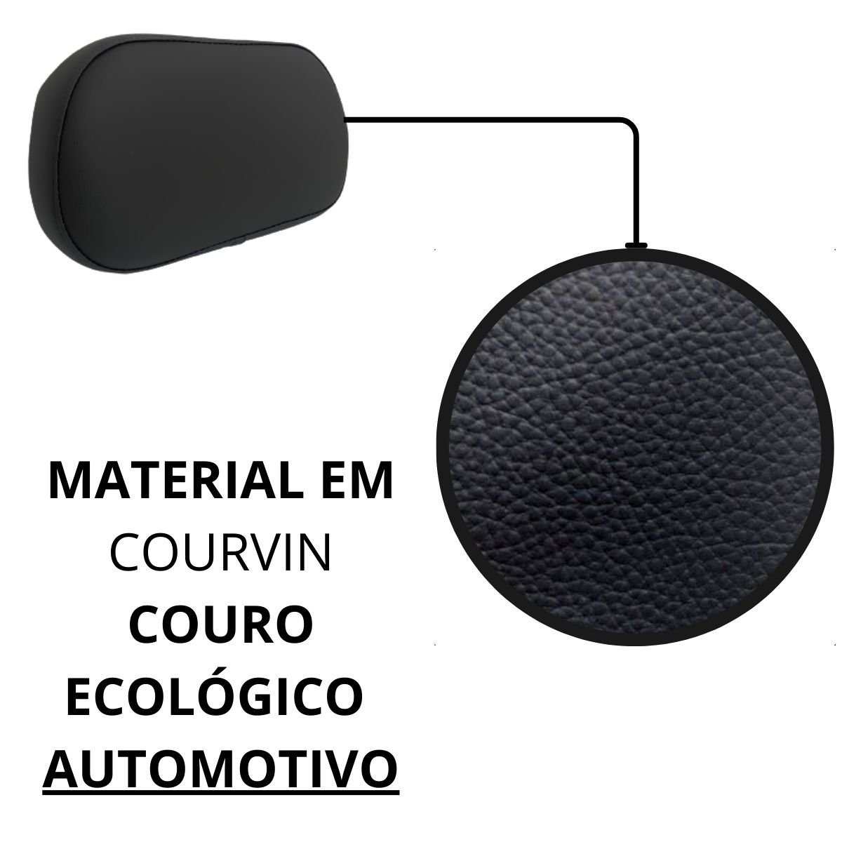 Encosto Almofada para Bau Bauleto Moto Impermeável 2 Unid - 6