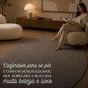 Ver imagem 3 de Tapete Veneza Orgânico 2.40x3.00 Sala Escritório Quarto Antiderrapante:Trigo