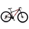Bicicleta Aro 29 Gott 24 Marcha Câmbio Shimano Freio a Disco - Preto/vermelho - 17 - 2