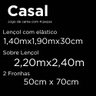 Jogo de Cama Casal 4 Peças Asteca - 5