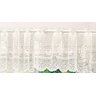 Cortina Bando Renda Cascata Cozinha Bule Bege 3,15x1,00 - 3