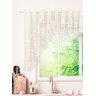 Cortina Bando Renda Cascata Cozinha Bule Bege 3,15x1,00 - 7