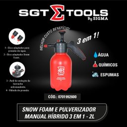 Snow Foam e Pulverizador Manual Híbrido 3 em 1 SGT-9926 2L Sigma Tools - 4