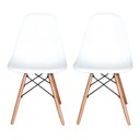 Ver imagem 3 de Kit com 2 Cadeiras Charles Eames Eiffel BRANCA
