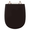 Ver imagem 1 de Assento Sanitario Poliester Paris Preto para Vaso Ideal Standard