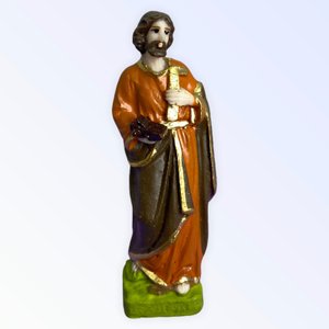 Imagem Católica em Resina Tamanho Pequeno - Escolha o Modelo:são José Operário 8,5 Cm