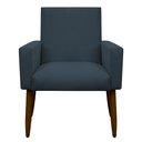 Ver imagem 1 de Poltrona Decorativa Nina Cadeira Escritório Recepção Brunaldi:azul