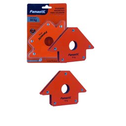 Kit 2 Esquadro Magnetico para Solda 30 Kg Famastil - 1