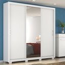 Ver imagem 2 de Guarda Roupa De Casal 3 Portas Portugal Branco
