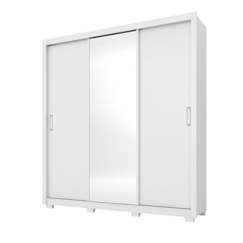 Guarda Roupa De Casal 3 Portas Portugal Branco