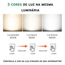 Ver imagem 6 de Luminária Led Moderna Quadrada 26w Bivolt 3 em 1