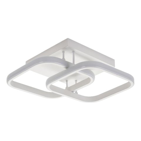 Luminária Led Moderna Quadrada 26w Bivolt 3 em 1