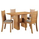 Ver imagem 2 de Mesa de Jantar 4 Lugares Carmem Mel/Perola - Viero Móveis