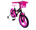 Ver imagem 2 de Bicicleta Infantil Aro 16 Feminina Criança - Ello Bike Cor:preto/adesivo Roda
