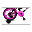 Ver imagem 3 de Bicicleta Infantil Aro 16 Feminina Criança - Ello Bike Cor:preto/adesivo Roda