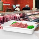 Ver imagem 5 de Caixa Bandeja Plastica Acougue Organizador Cozinha Mantimentos Camera Fria 6 Litros Restaurante Bran