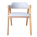 Ver imagem 2 de Conjunto 2 Unidades Poltrona Lux em Linho Cinza-Claro em Madeira Maçiça & Tauari Design Versátil