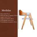 Ver imagem 6 de Conjunto 2 Unidades Poltrona Lux em Linho Cinza-Claro em Madeira Maçiça & Tauari Design Versátil