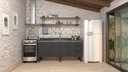 Ver imagem 4 de Gabinete Armário Cozinha Jupter 1.80 Mt 100% Aço Galvanizado P/ Pia -balção 180 Cm -3 Portas- 3 Gave