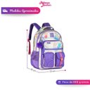 Ver imagem 3 de Mochila Escolar de Costas Rebecca Bonbon Holografico Roxa