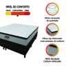 Cama Box Baú King Gazin Colchão Molas Ensacadas com Pillow Top Tower Branco/marrom - 6