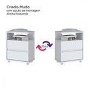 Ver imagem 4 de Mesa De Cabeceira 02 Gavetas Campeche Henn Branco