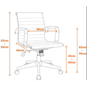 Ver imagem 4 de Cadeira Office Esteirinha Diretor Fendi