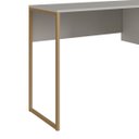 Ver imagem 7 de Escrivaninha Mesa de Computador Industrial 2 Gavetas Arenas/dourado