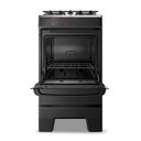 Ver imagem 5 de Fogão a Gás 4 Bocas Automático Ideal Top Preto Mesa Inox T4iap - Esmaltec