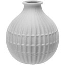 Ver imagem 1 de Vaso Decorativo Enfeite Casa Redondo Home&co Cerâmica 23x21x21cm Marfim