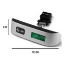 Ver imagem 5 de Balança de Mão Digital Pesa Bagagem Mala Visor Lcd até 50kg