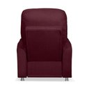 Ver mais imagens de Kit 02 Poltrona do Papai Reclinável Confortável Suede Bordô
