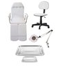 Kit Cadeira para Podologia Mocho Luminária Exaustor e Brindes Fiscomed Kit Maca para Podologia - 1