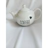 Bule para Cafe 500ml Porcelana com Desenho Coração - 5