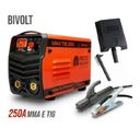 Ver imagem 2 de MAQUINA DE SOLDA INVERSORA 250A MMA TIG MAX250 BIVOLT + KIT 110V/220
